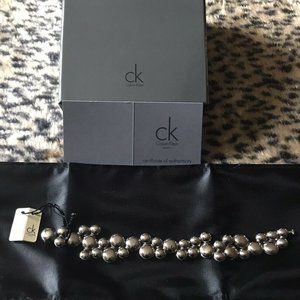 NIB Calvin Klein Liquid Silver Bracelet MSRP: $350
